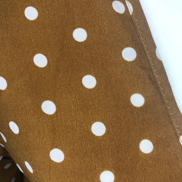 Polka Dot Bell Sleeve Wrap Blouse - Picture 5 of 6